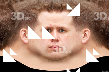 Male head texture