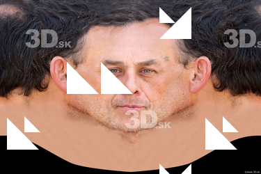 Male head texture