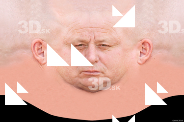 Male head texture