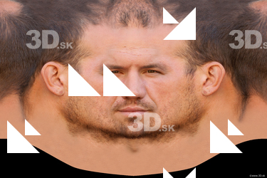 Male head texture