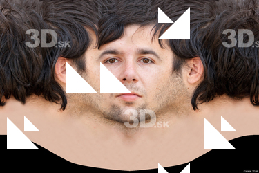 Male head texture