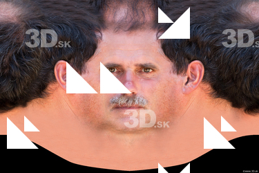 Male head texture