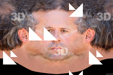 Male head texture