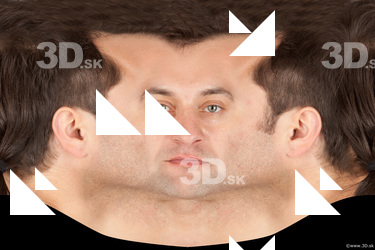 Male head texture