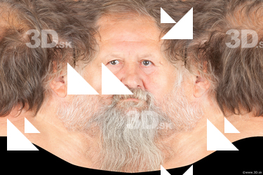 Male head texture