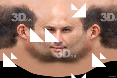 Male head texture