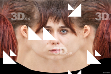 Female head texture