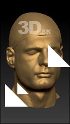 Real 3D head scan - Alberto