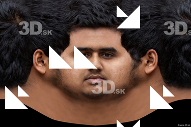 Male head texture