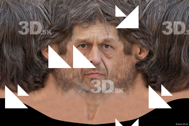 Male head texture