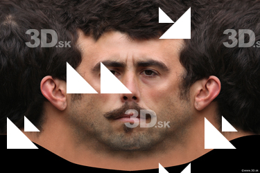 Male head texture