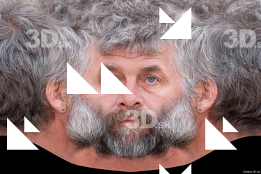 Male head texture