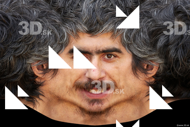 Male head texture