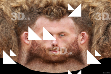 Male head texture