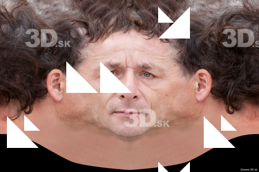 Male head texture