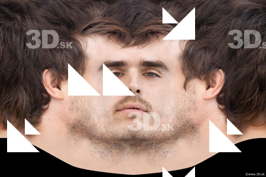 Male head texture