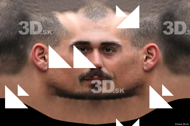 Male head texture
