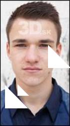 Male 3D head photo references # 119