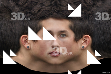 Male head texture