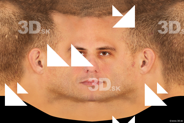 Male head texture