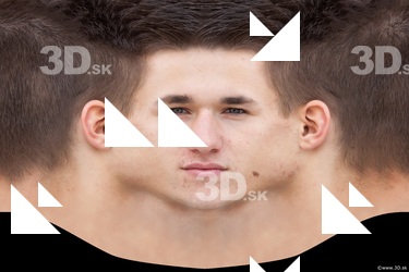 Male head texture