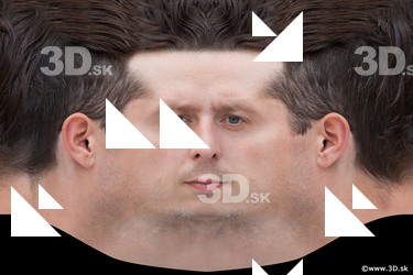 Male head texture