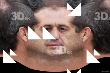 Male head texture