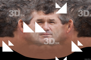 Male head texture