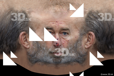 Male head texture