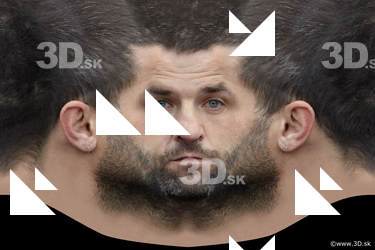 Male head texture