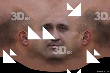 Male head texture