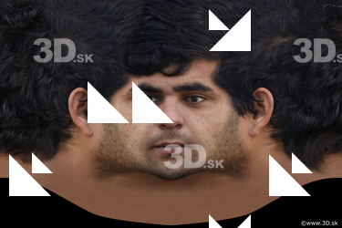 Male head texture