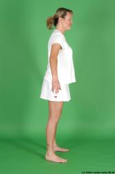 Whole Body Woman White Casual Pregnant