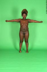 Whole Body Woman Animation references Black Nude Chubby Studio photo references