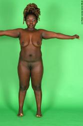 Whole Body Woman Animation references Black Nude Chubby Studio photo references