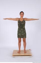 Whole Body Woman T poses Casual Slim Athletic Studio photo references