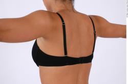 Whole Body Back Woman Underwear Slim Athletic Studio photo references