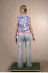 Whole Body Woman Casual Slim Studio photo references