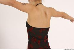 Whole Body Back Woman Casual Slim Studio photo references