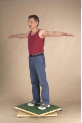 Whole Body Man T poses Casual Average Studio photo references