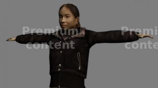 3D Model Vietnamese Woman