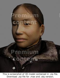 3D Model Vietnamese Woman