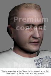 3D Model White Man