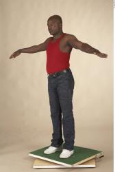 Whole Body Man T poses Casual Average Studio photo references