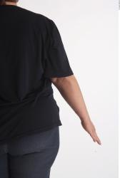 Arm Woman Animation references White Casual T shirt Overweight