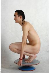 Whole Body Phonemes Man Asian Nude Slim Studio photo references