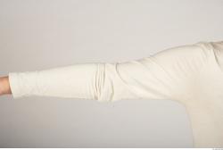 Arm Woman White Casual Slim