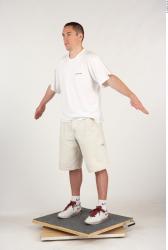 Whole Body Man White Casual Athletic