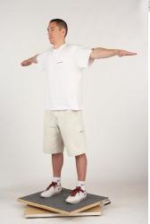 Whole Body Man White Casual Athletic