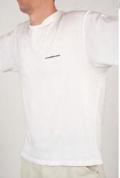 Upper Body Man White Casual Athletic